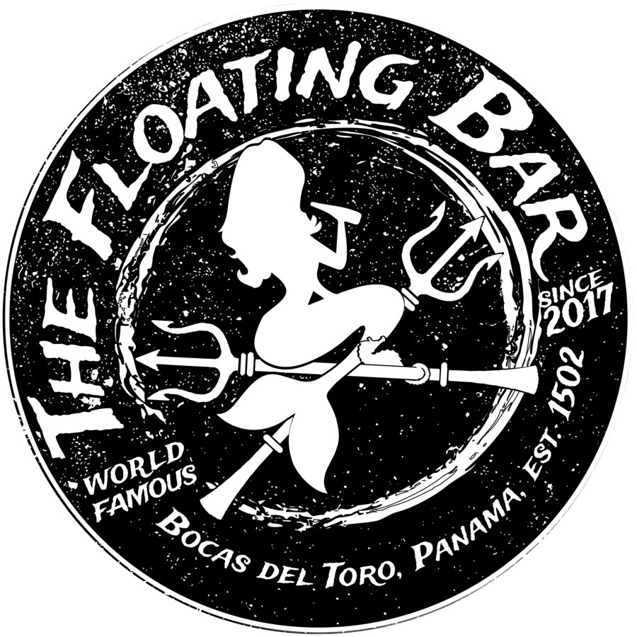 The Floating Bar logo — the mermaid stamp